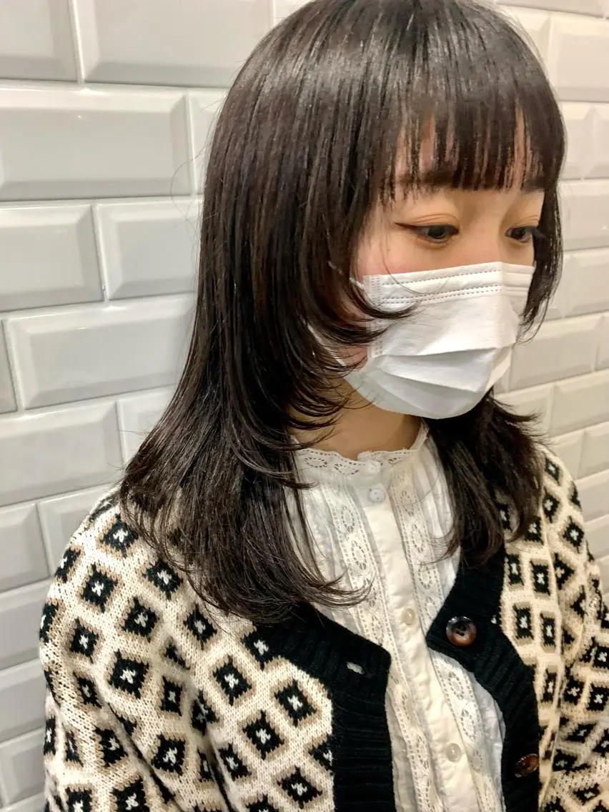 ミディアム appiis 柳田葵　横浜のヘアスタイル