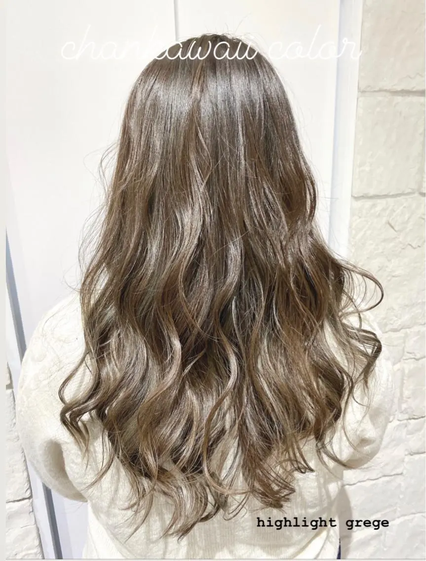 ロング カラー 川合 勇気のヘアスタイル