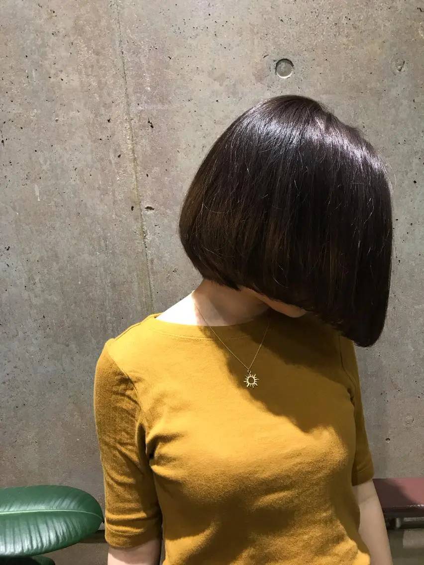 ミディアム カラー 一ノ瀬 蘭のヘアスタイル