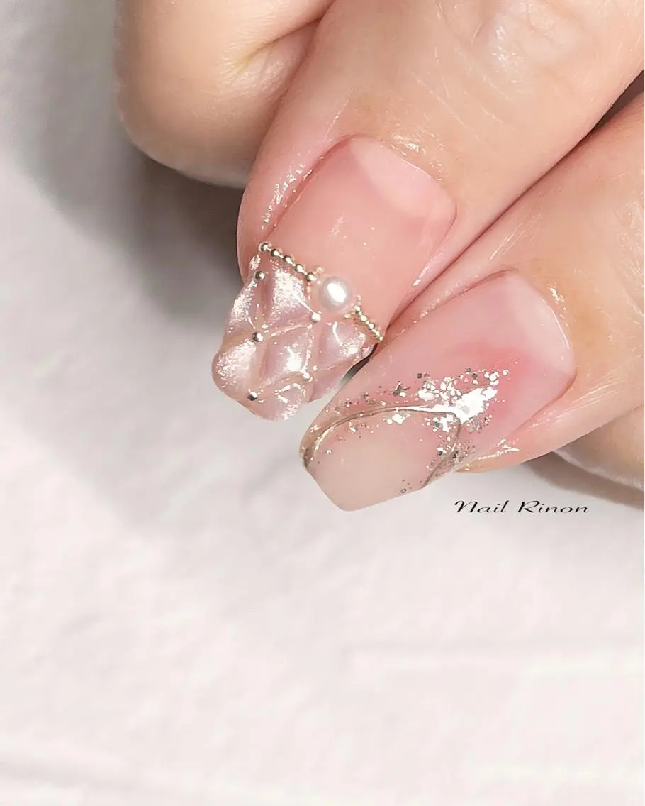 ネイル ジェルネイル マグネットネイル Nail Rinonのネイルデザイン
