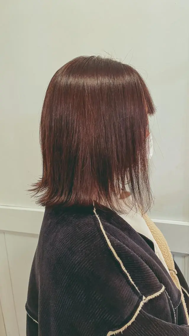 ミディアム カラー ブラウンカラー ラベンダーカラー ラベンダーブラウン 吉田 浩太郎のヘアスタイル