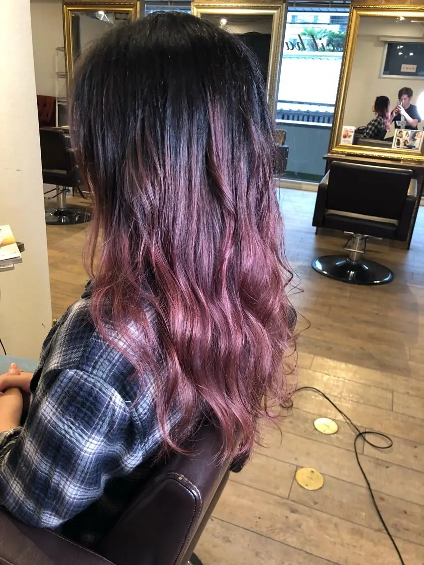 セミロング カラー グラデーションカラー 美髪・艶髪特化美容師 RYOJIのヘアスタイル