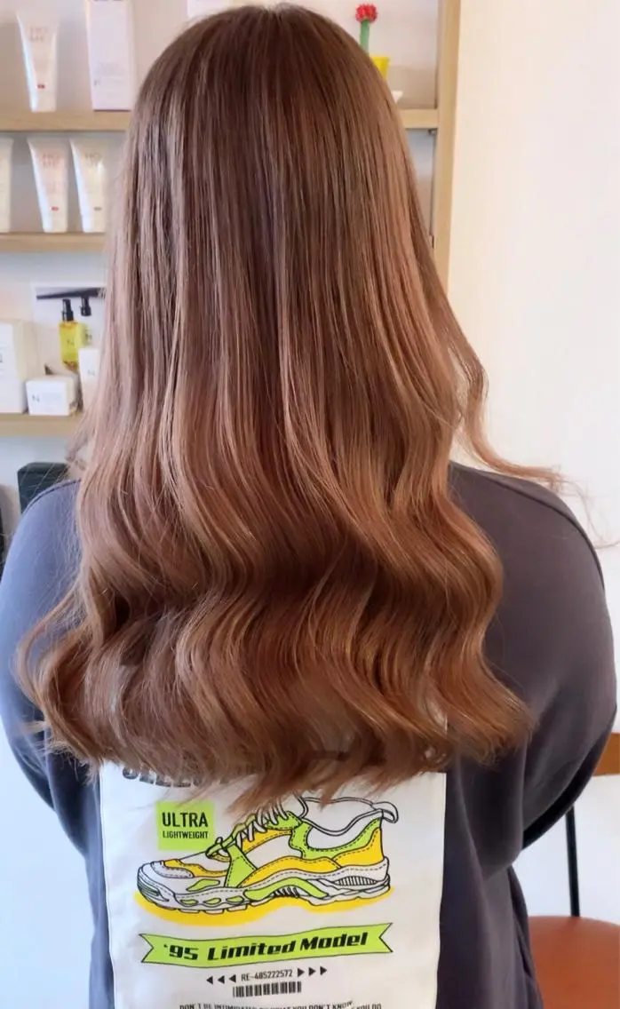 ロング カラー ベージュカラー ダブルカラー ハイトーンカラー ピンクカラー ピンクベージュ 🌸MAYU🌸 ハイトーン➕レイヤーのヘアスタイル