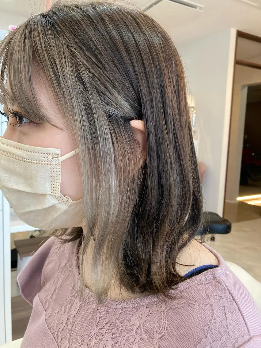 ミディアム カラー 藤森 達也のヘアスタイル