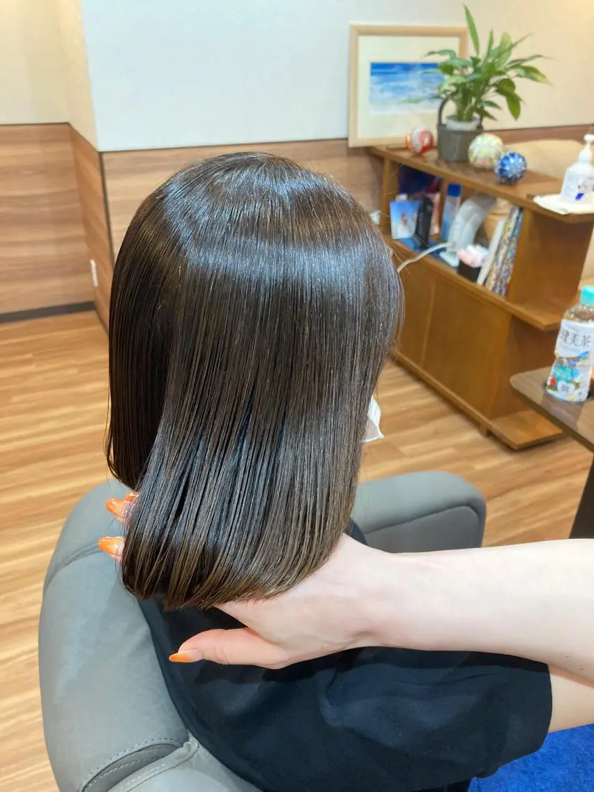 ショート カラー ボブ Annon プライベートサロンのヘアスタイル