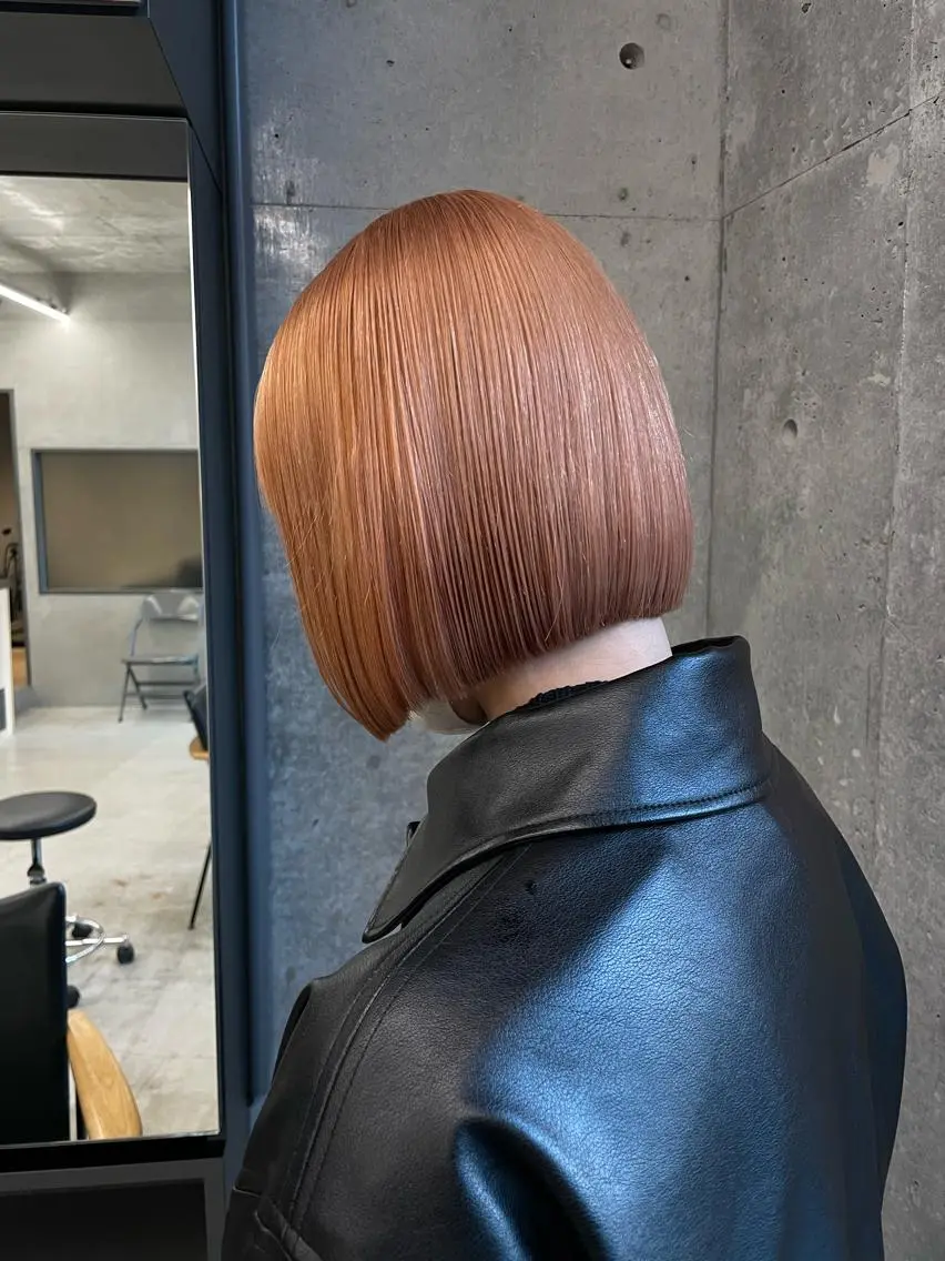 ミディアム カラー カット ヘアカラー トリートメント 佐伯 和佳のヘアスタイル