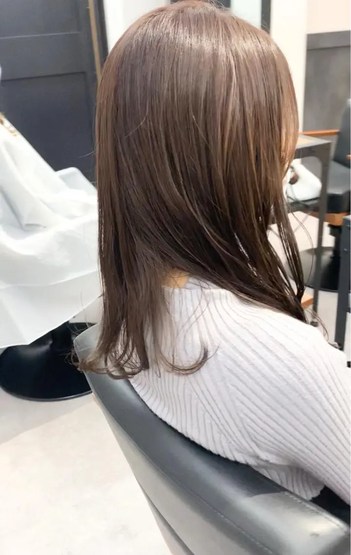 ロング カラー パーマ ヘアアレンジ メンズ キッズ ネイル マツエク・マツパ トリートメント 似合せレイヤー/ 柔らか透明感カラーのヘアスタイル