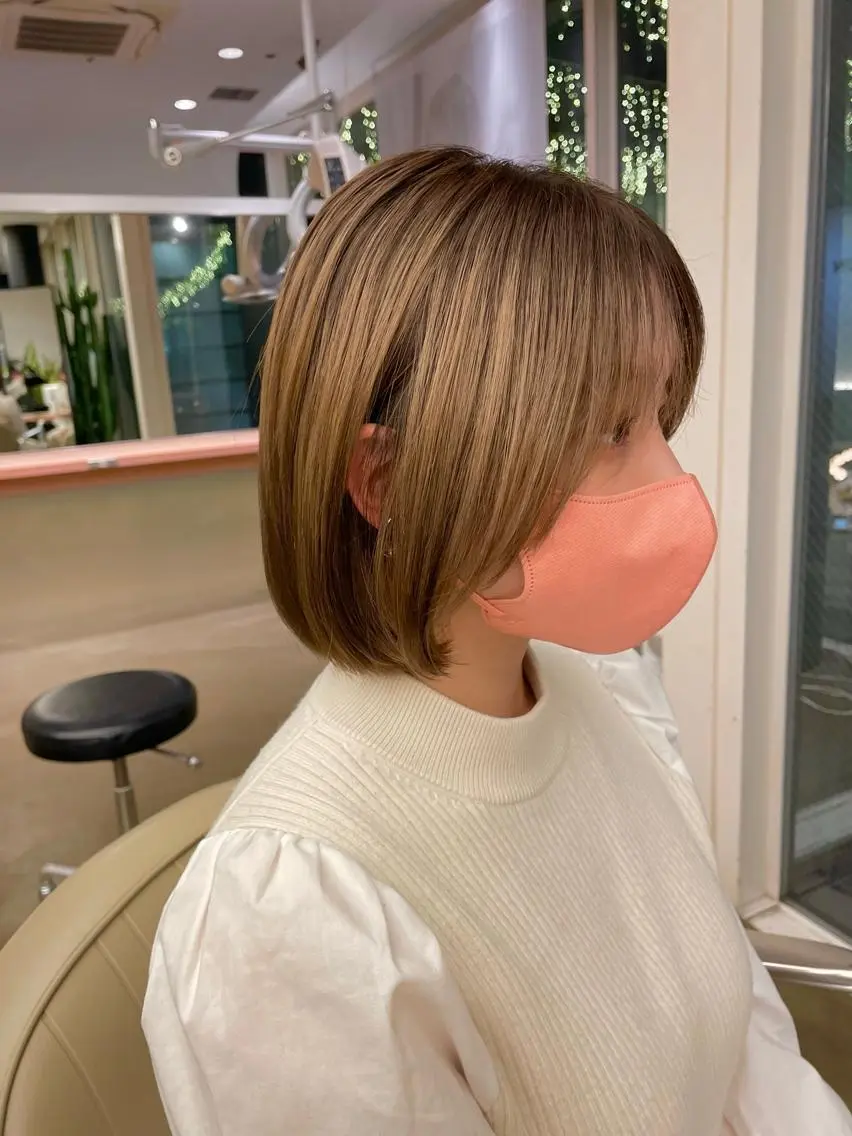 ショート ♡レイヤーボブ パーマ/うらら♡のヘアスタイル