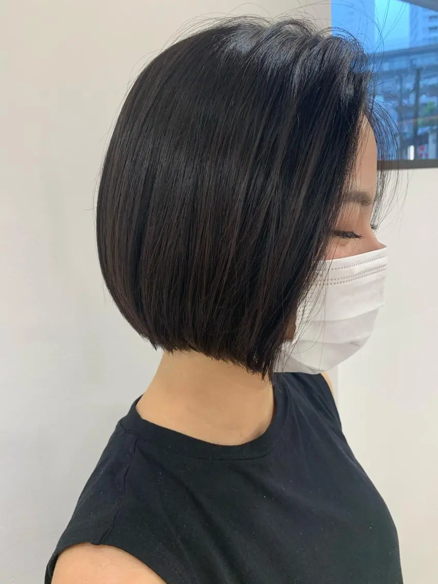 ショート カット ヘアカラー トリートメント 米津 優花のヘアスタイル