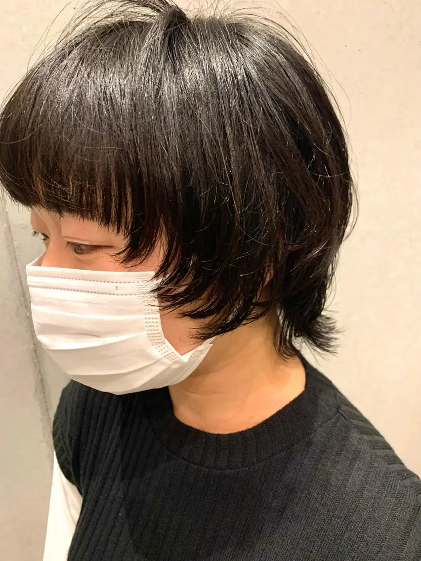 ショート ブリーチなしWカラー /地毛風/小林凪沙のヘアスタイル