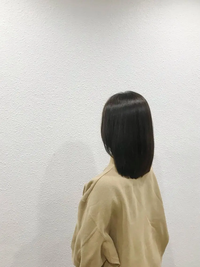 ミディアム 石田 有矢のヘアスタイル