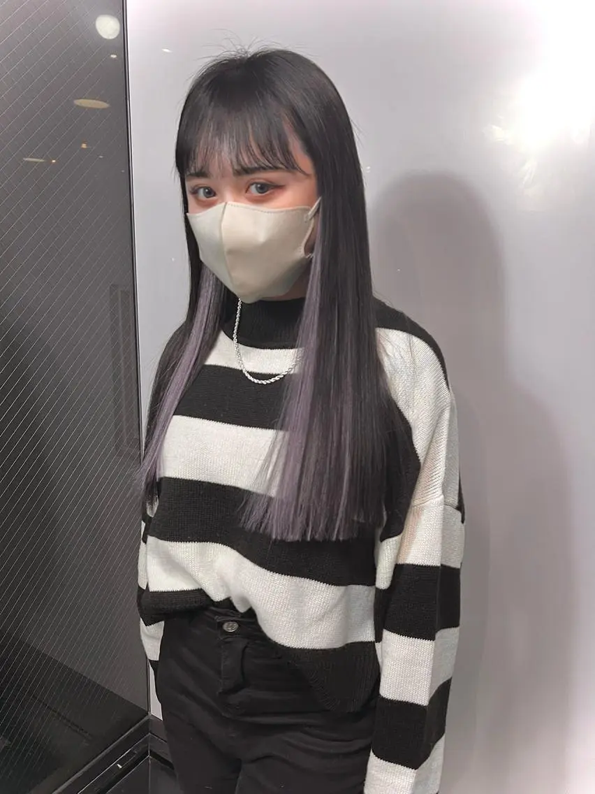 ロング ハッシュレイヤー ༊*·˚ リナのヘアスタイル