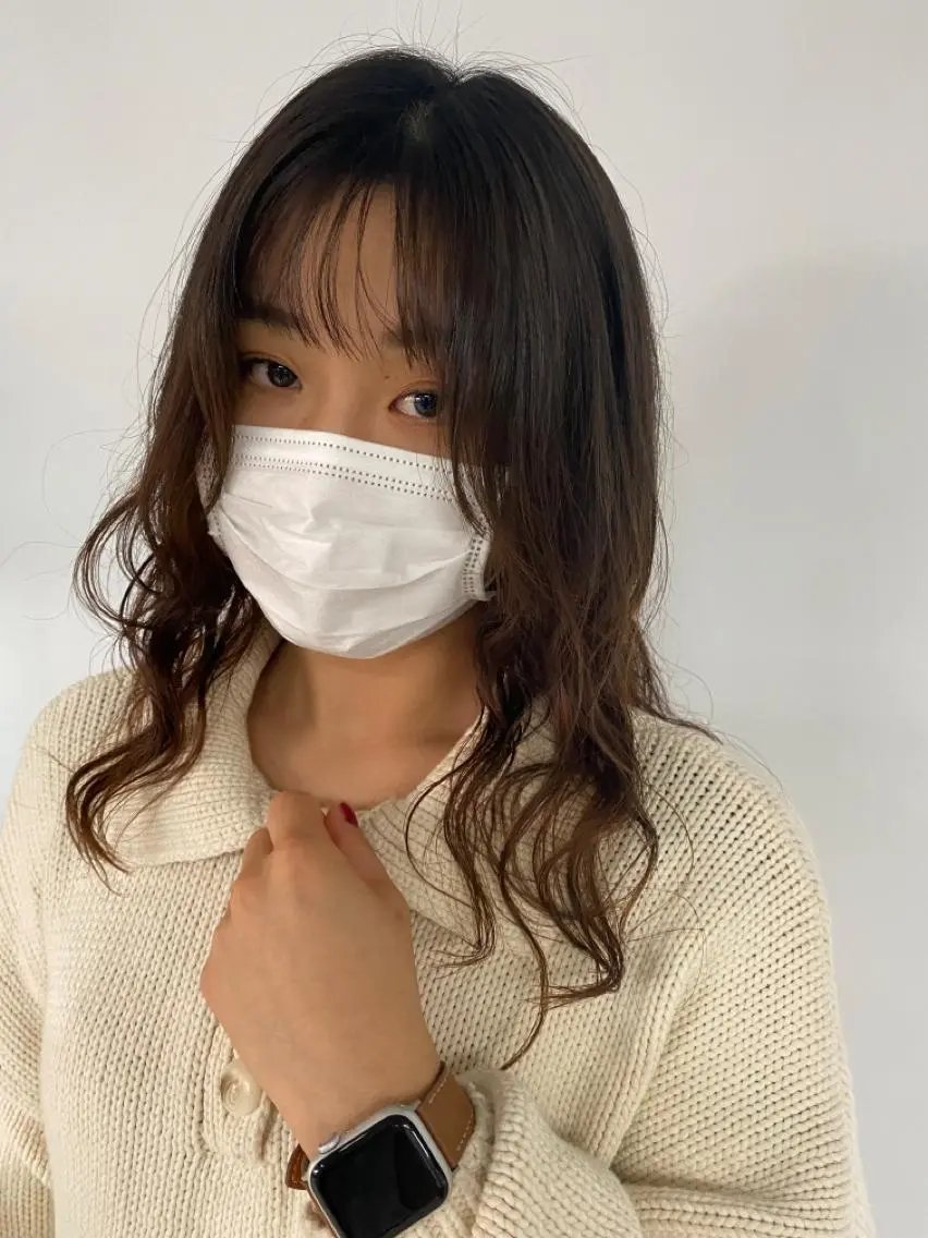 セミロング パーマ KOOKI スティードトーキョーのヘアスタイル
