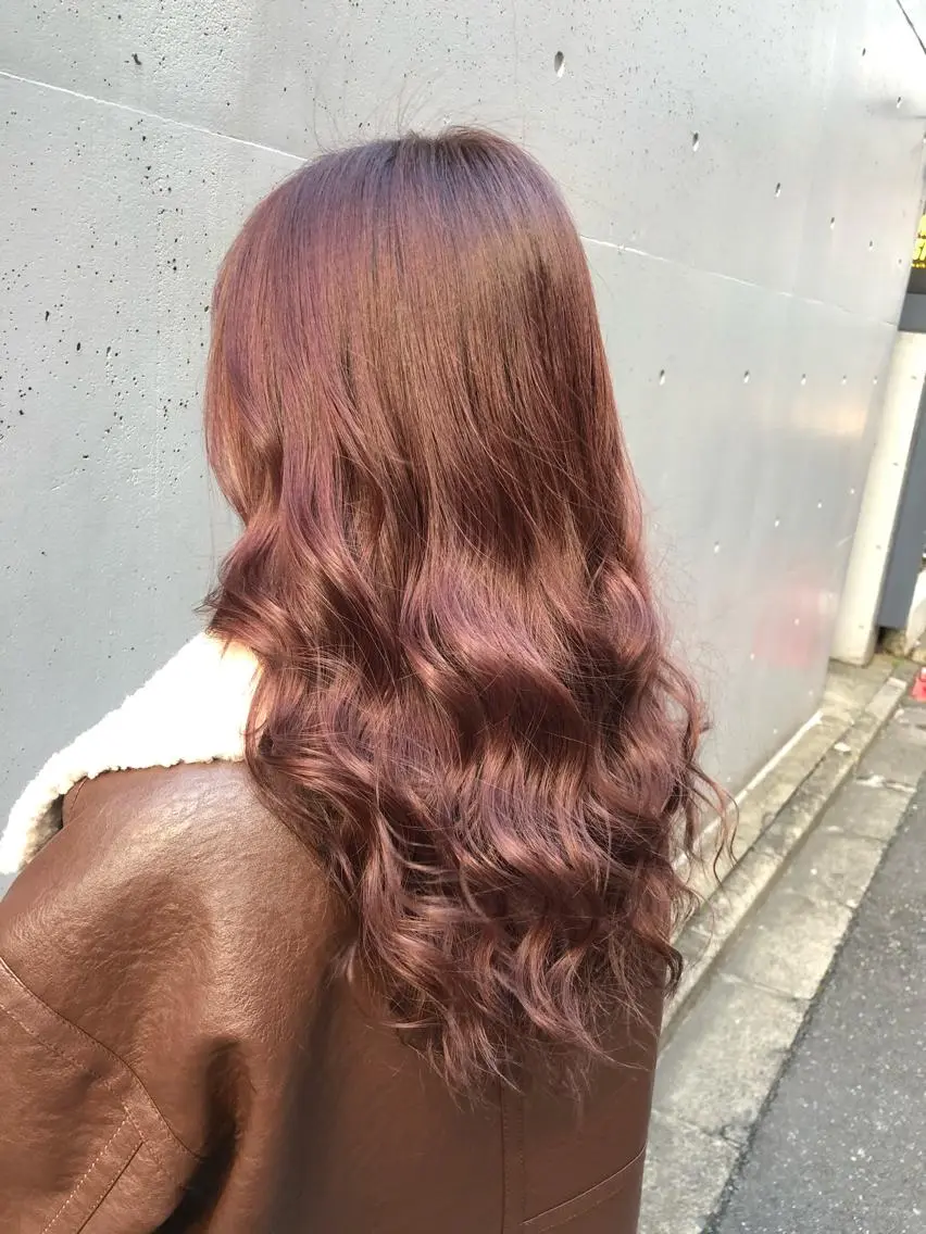 セミロング カラー シールエクステ バレイヤージュ ブラウンカラー ダブルカラー グラデーションカラー 🧡艶髪/エクステ 🫧🧡YUKI❄️のヘアスタイル