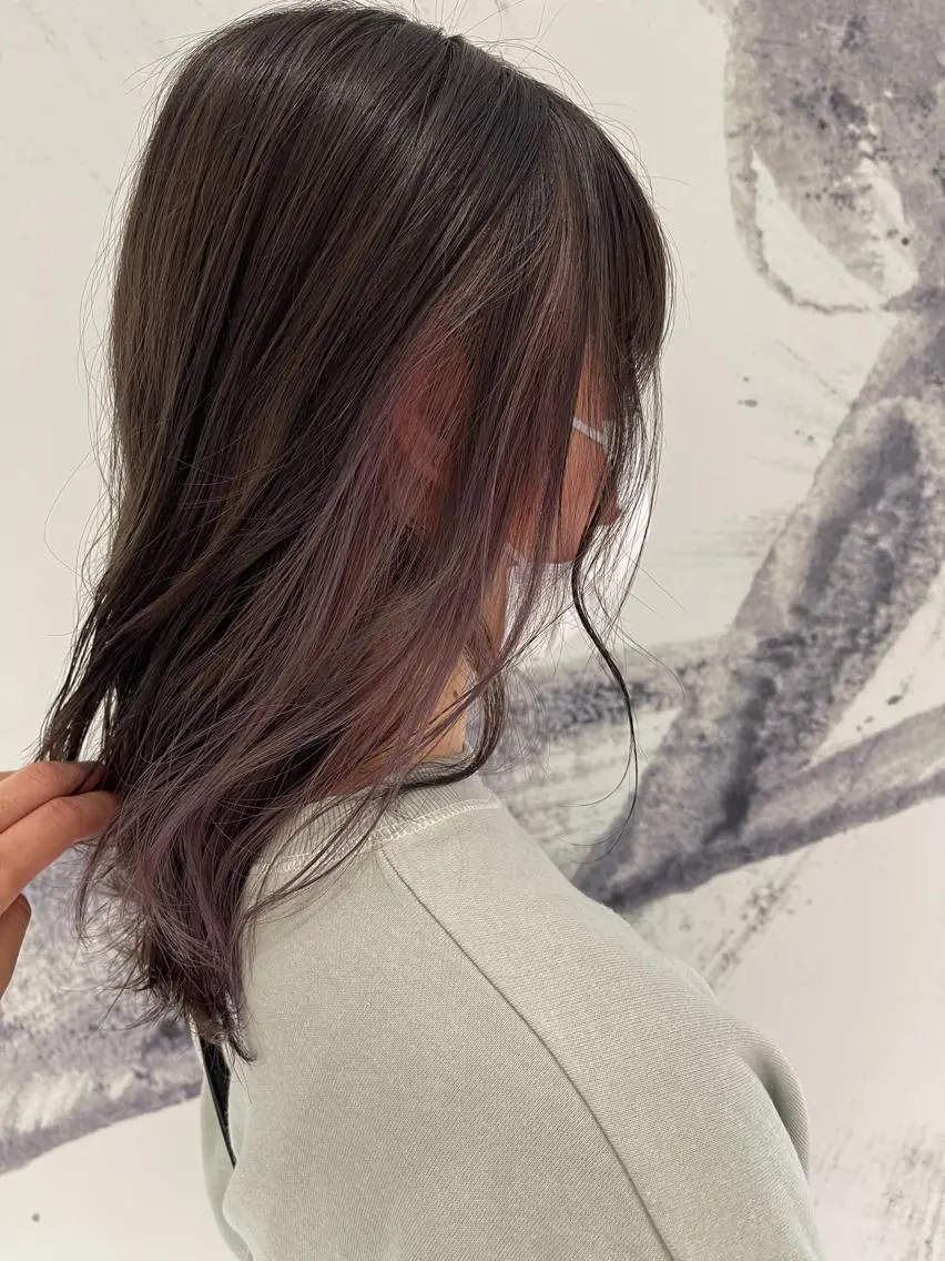 カラー 竹尾 優斗のヘアスタイル