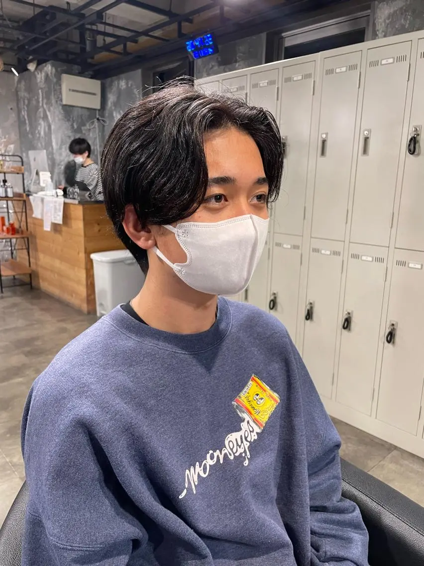 ショート カラー パーマ ヘアアレンジ メンズ キッズ ネイル マツエク・マツパ アイブロウ 透明感カラー・レイヤ ー🎀amika🎀のヘアスタイル