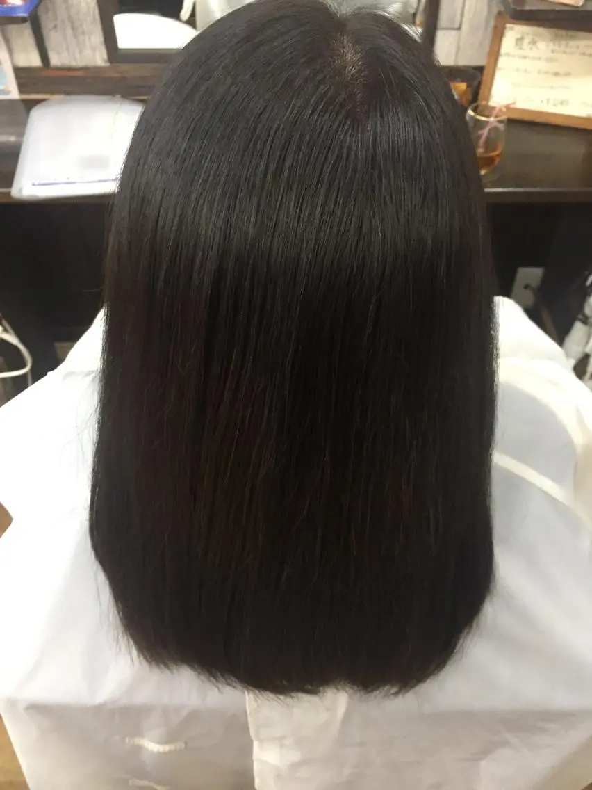 カラー オーガニックカラー 中山 ルミ子のヘアスタイル
