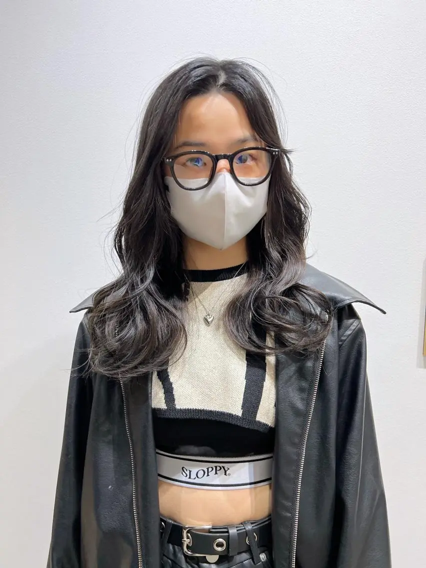 セミロング カラー 髪質改善 韓国風ヘア レイヤーカット トリートメント 縮毛矯正×髪質改善 店長　DAITOのヘアスタイル