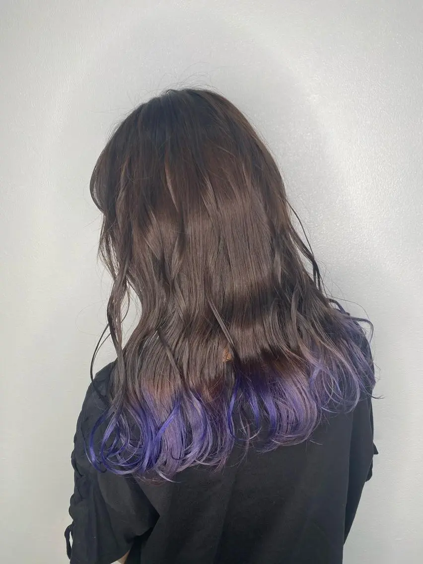 セミロング カラー 美容室 HAKUAのヘアスタイル
