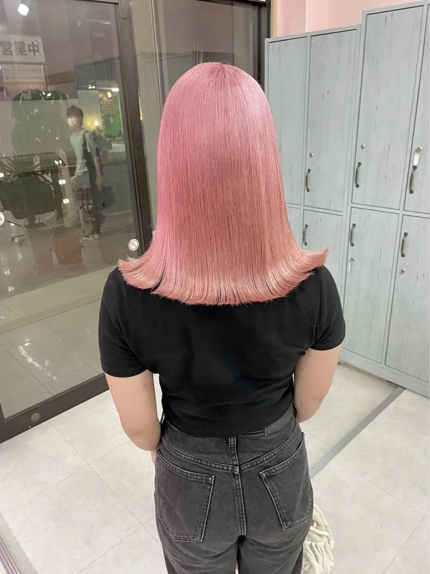 ミディアム カラー ヘアアレンジ カット ヘアカラー 💕ブリーチ/ヘアメ 🎀YUUKAのヘアスタイル