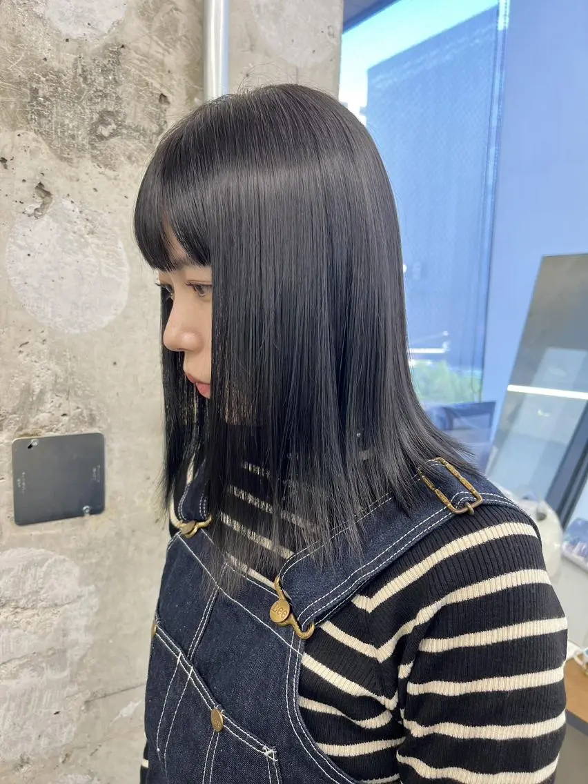 ミディアム カラー パーマ ヘアアレンジ アディクシーカラー ベージュカラー ブリーチ ケアカラー 透明感カラー ヘアカラー トリートメント ヘアケア特化型サロン newi 梅田のヘアスタイル