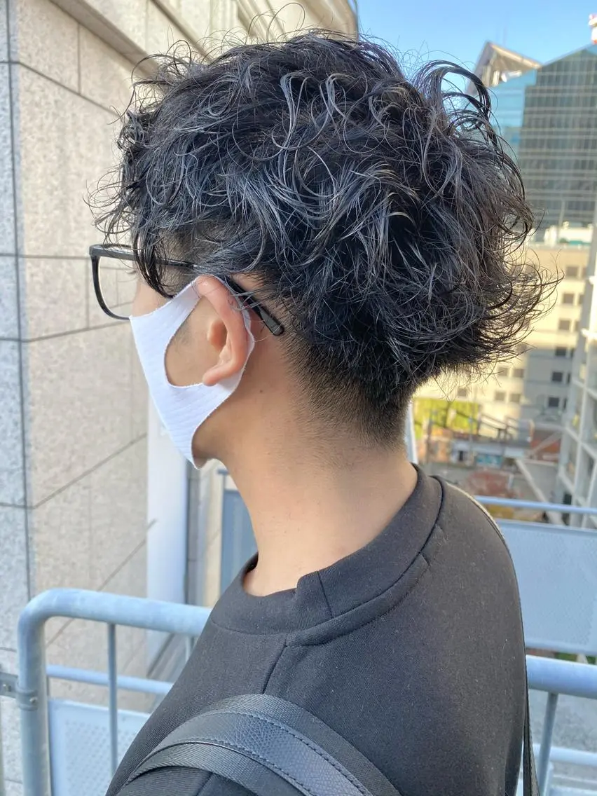 メンズ メンズパーマ quill クイル　ツボイタクマのヘアスタイル