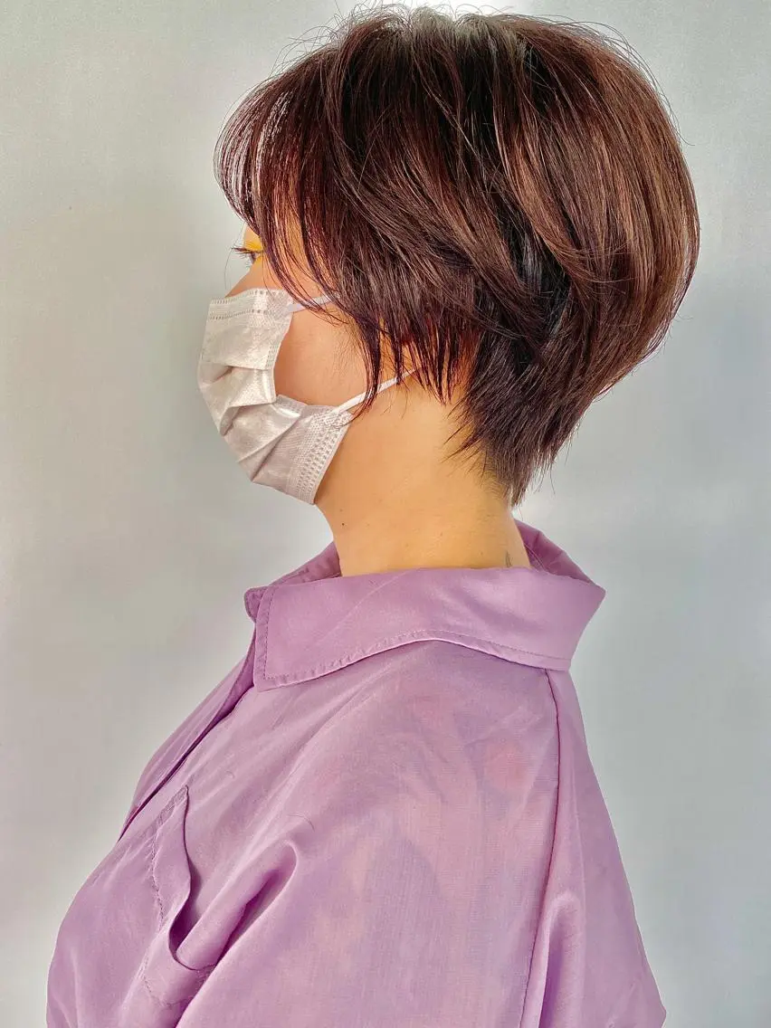 ショート カラー KOOKI スティードトーキョーのヘアスタイル