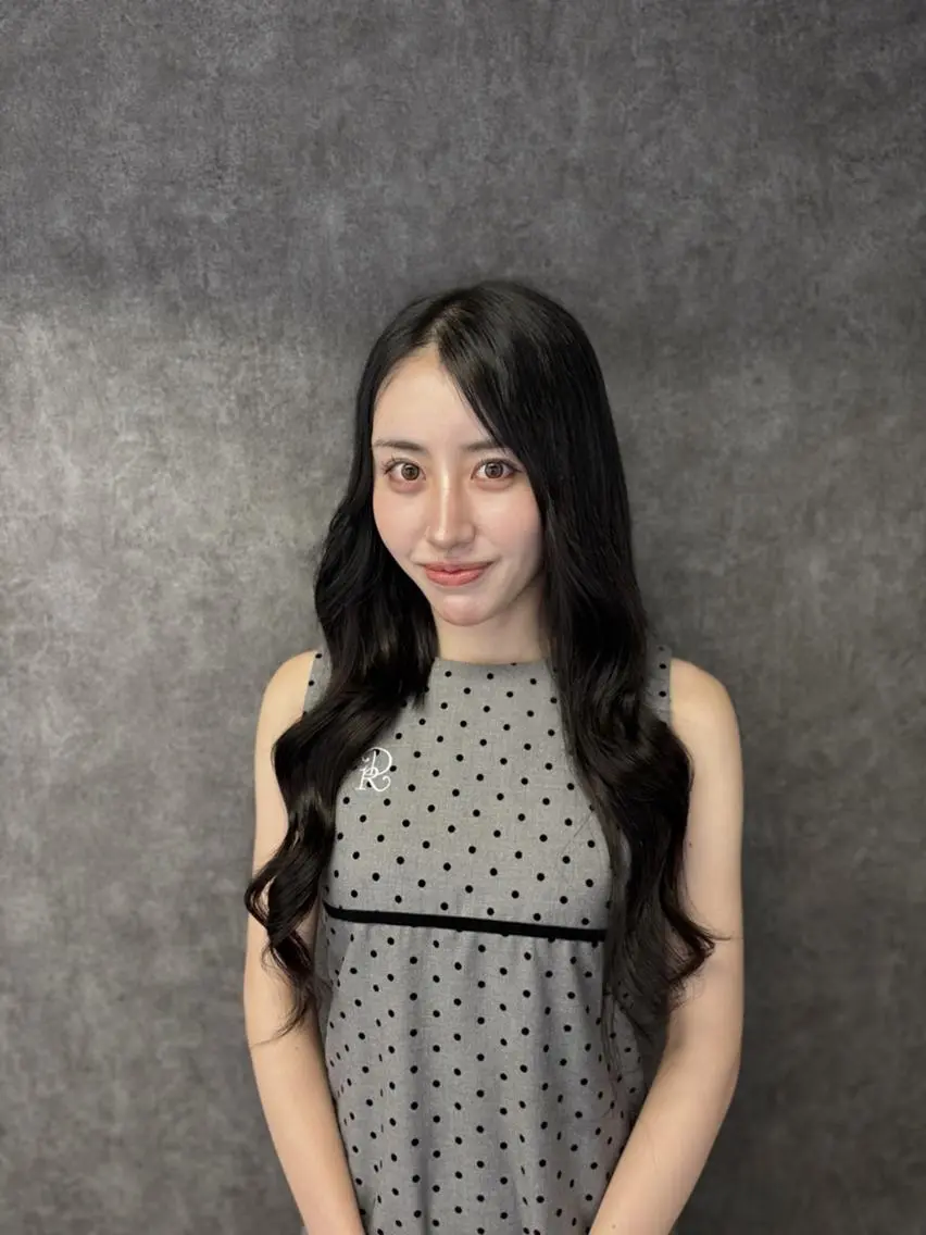 ロング アッシュ 髪質改善 エクステ Reflet 新宿/プルエクステのヘアスタイル