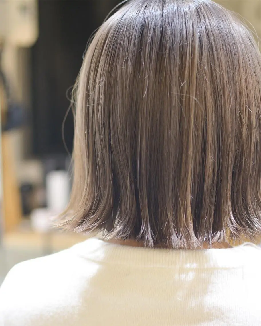 ミディアム カット ヘアカラー トリートメント 木村 創造🌟 デザインカラーお任せのヘアスタイル