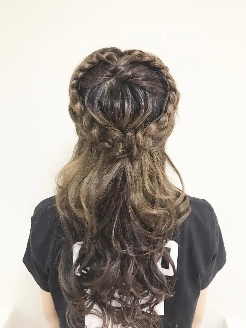 ロング カラー パーマ ヘアアレンジ ネイル マツエク・マツパ 吉川 宙翔のヘアスタイル