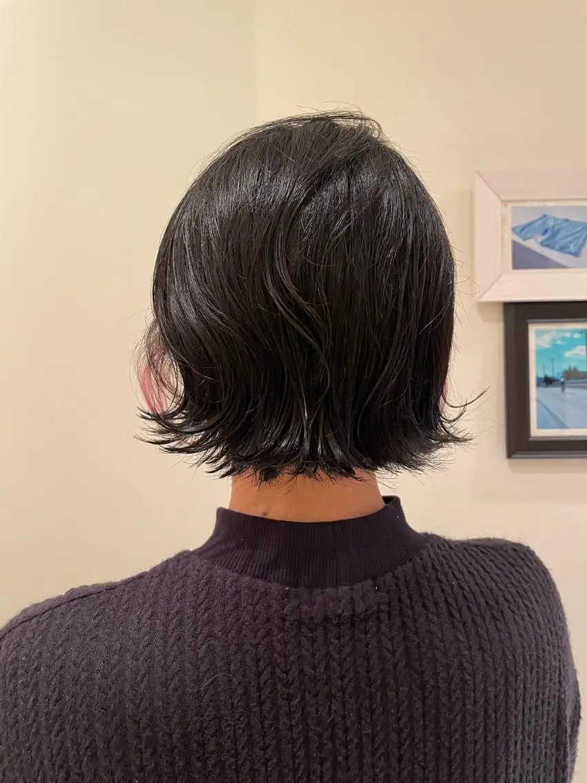 ショート ボブ くせ毛 ボブ ホノカのヘアスタイル