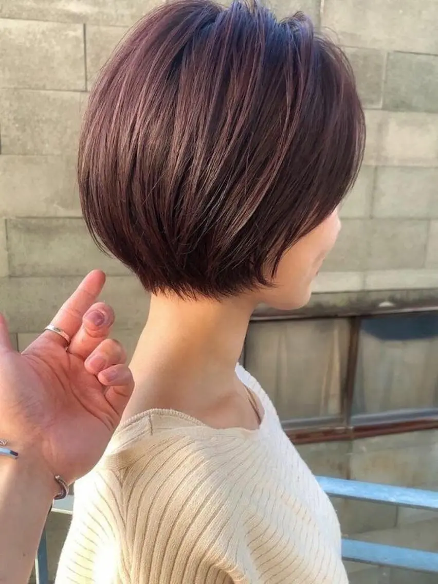 ショート カラー 吉田一輝 外国人パーマのヘアスタイル