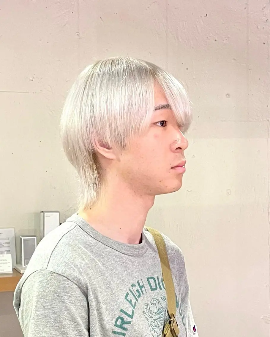 カラー メンズ メンズブリーチ ブリーチ 髪質改善/ブリーチ /長山遼太郎のヘアスタイル