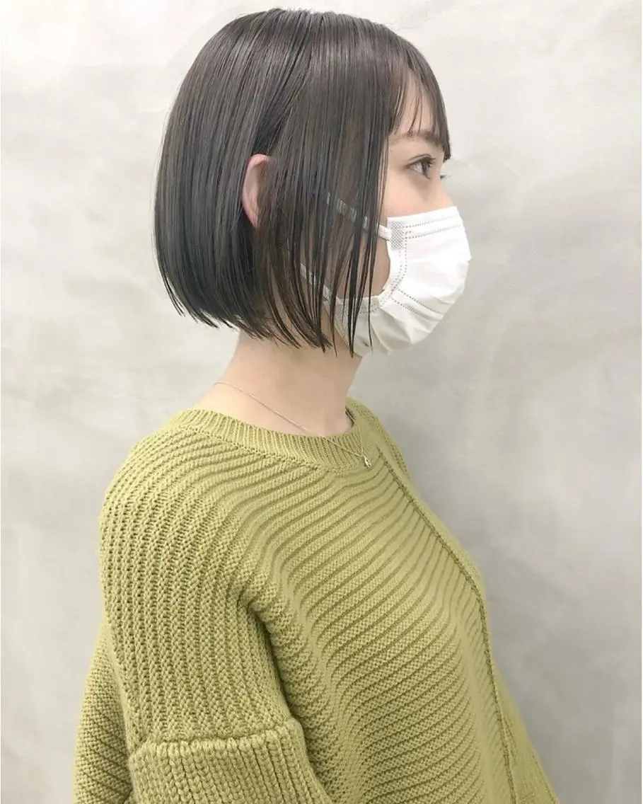 ショート カラー アッシュ アッシュグレー アッシュグレージュ グレージュ 無料カットモデル募集 🌱ひょうがのヘアスタイル