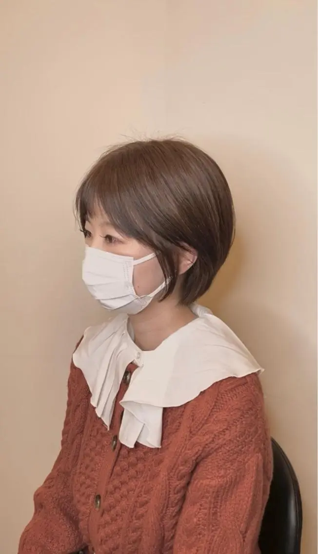ショート ショートボブ ボブ ショートヘア 横山 カミールのヘアスタイル