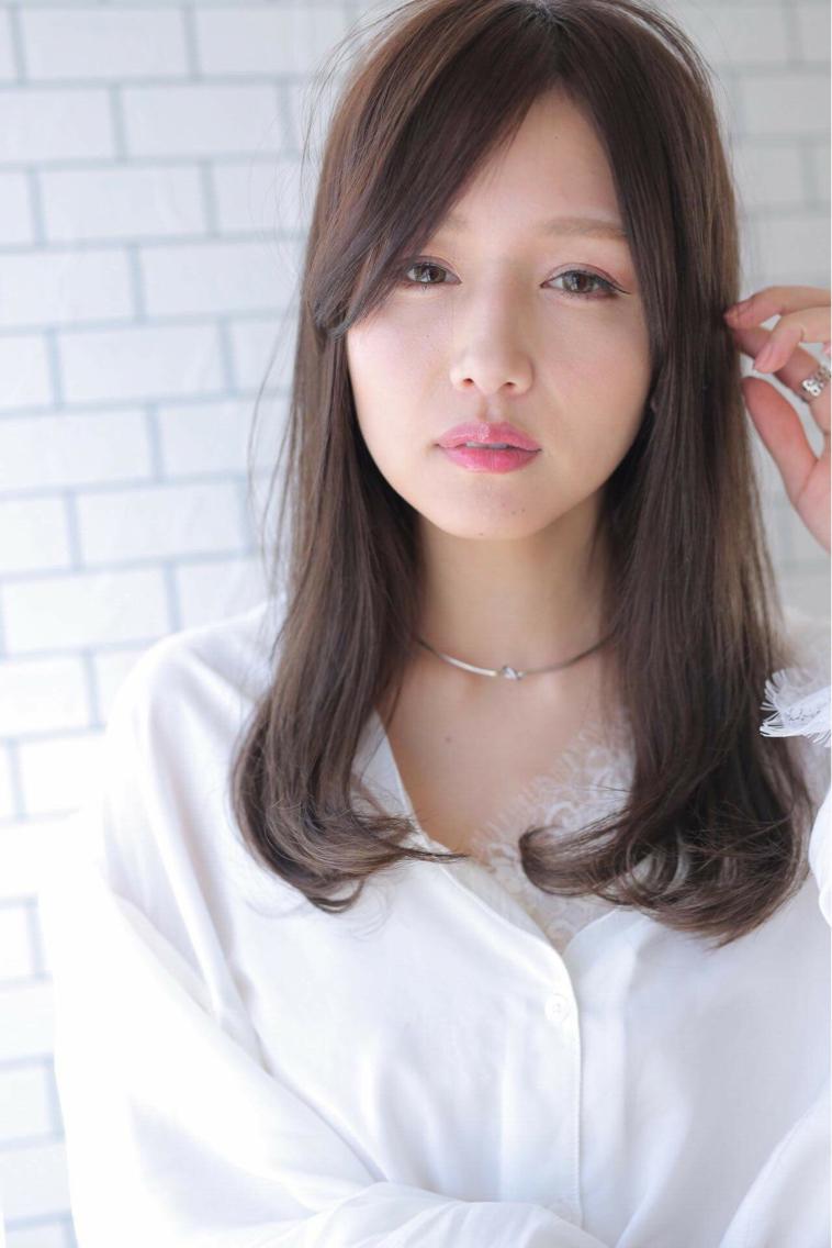 セミロング 小川 海のヘアスタイル