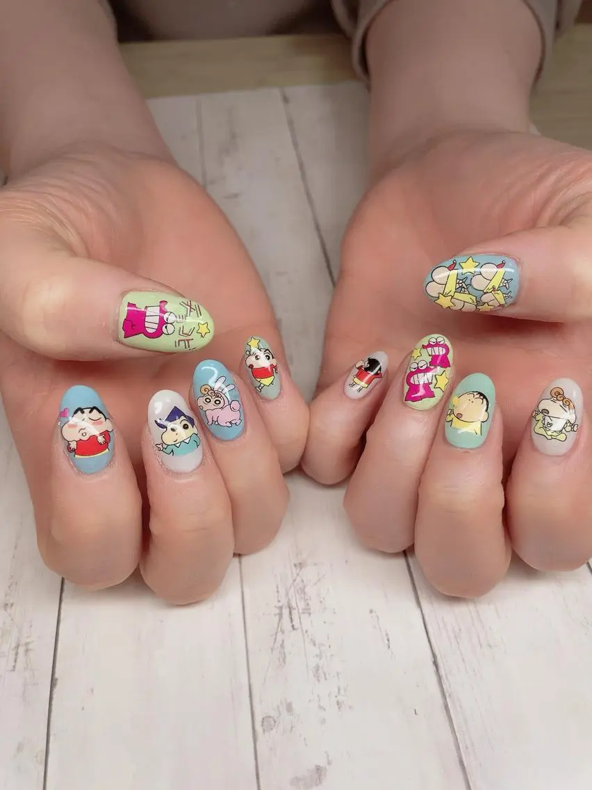 ミディアム ネイル 持ち込み ハンドネイル Nail_by N1のネイルデザイン
