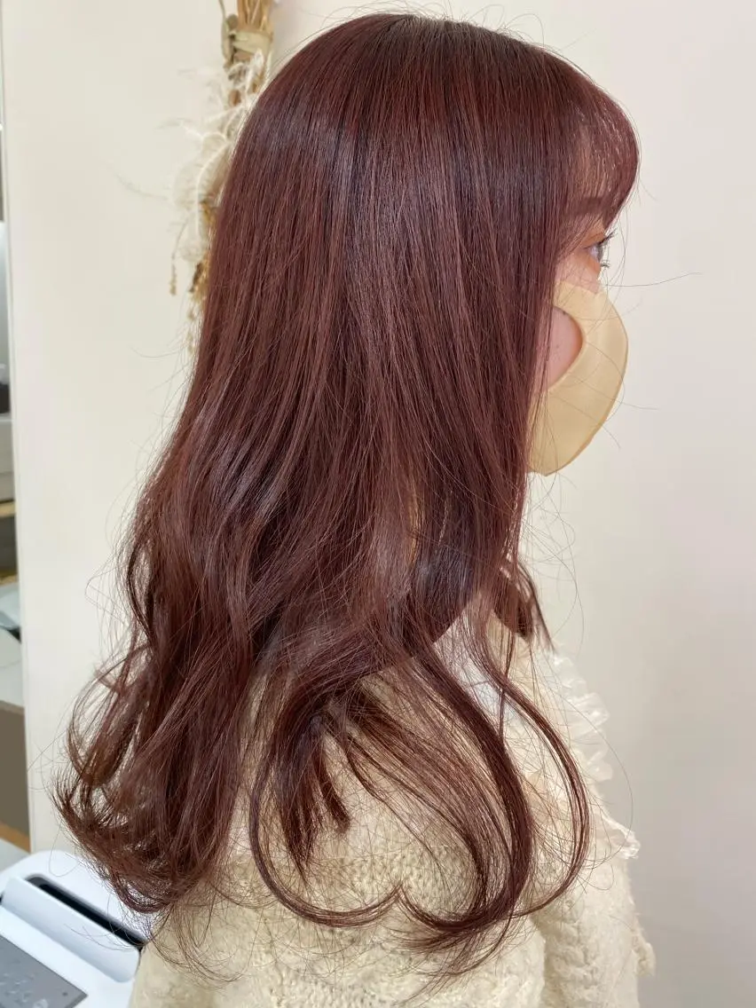 ロング カラー ヘアアレンジ 銀座メンズ専門🖤 叶奈々のヘアスタイル