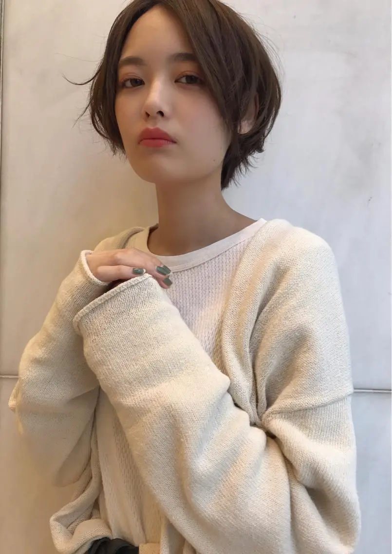 ショート カラー 透明感カラー イルミナカラー 外国人風カラー トリートメント 上條 航平のヘアスタイル