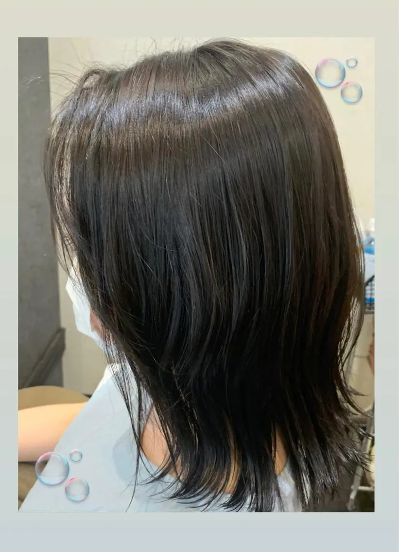ミディアム カラー 個室サロン🕊️ 飯塚優希のヘアスタイル