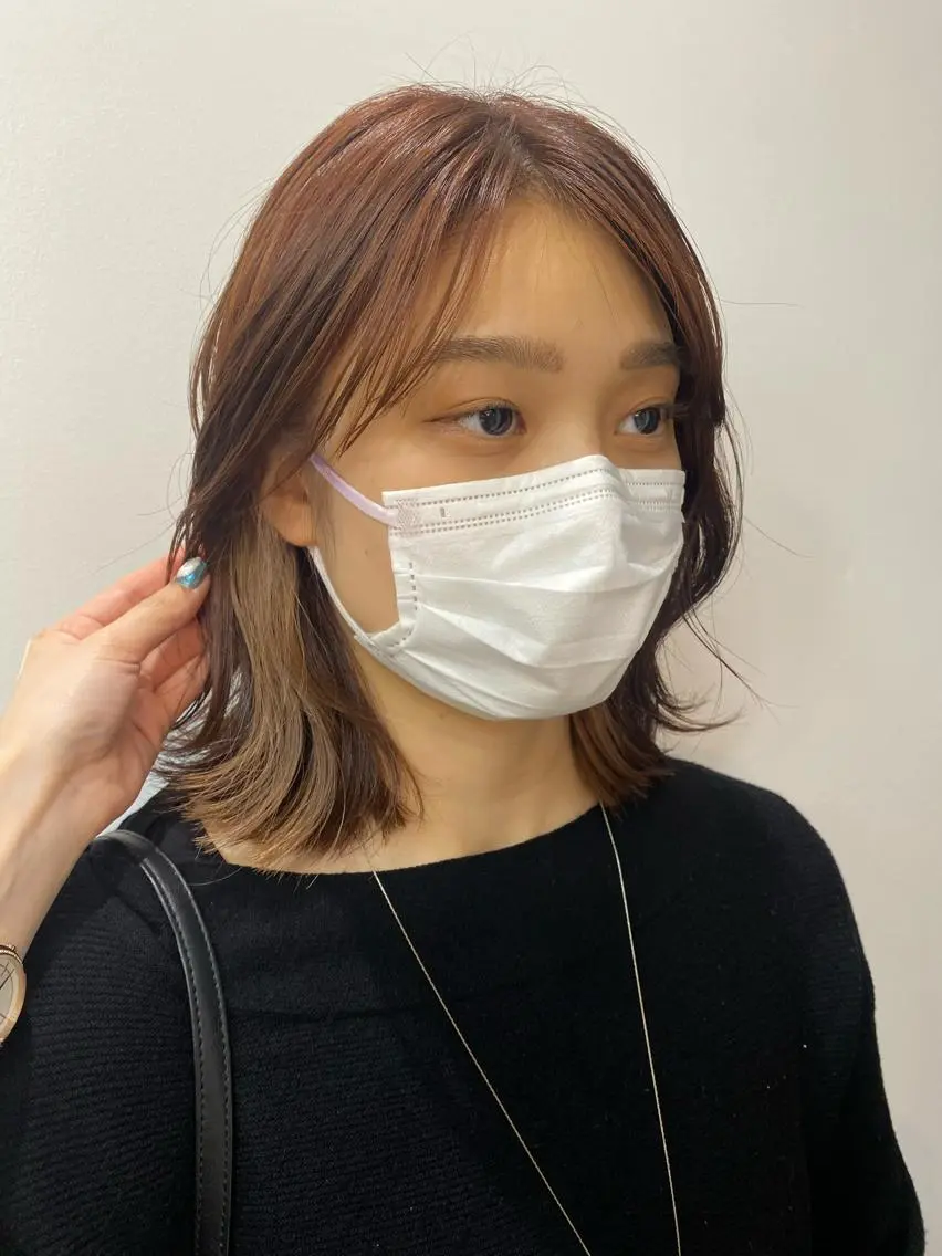 ミディアム カラー ヒラノホナミ 🫧艶髪🫧髪質改善のヘアスタイル