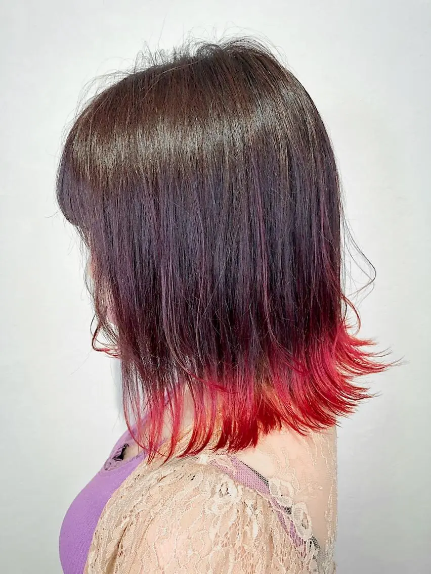ショート カラー ヘアアレンジ VIM hairおもろまち店のヘアスタイル