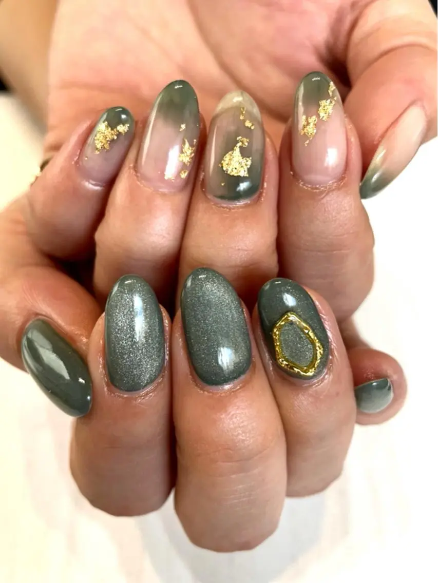 ネイル マグネットネイル spell nailのネイルデザイン
