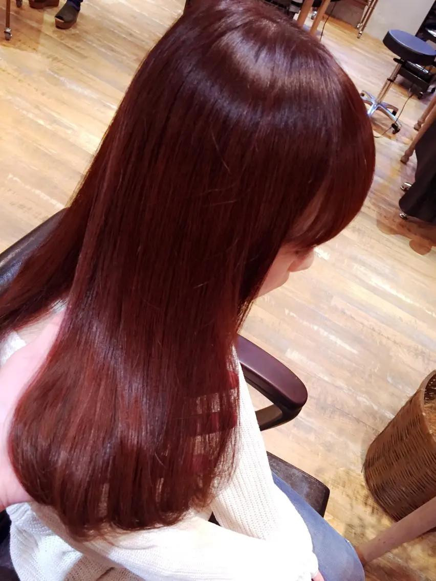 ロング カラー ピンクカラー 髪質改善サロン Liko🌟のヘアスタイル