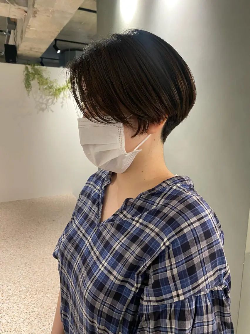 ショート レディースモデル カット/中川翔太のヘアスタイル