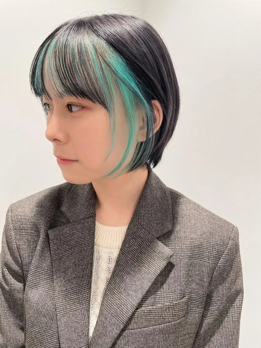 ショート カラー デザインカラー カット ヘアカラー トリートメント センスをお届けします 大谷将生infpのヘアスタイル
