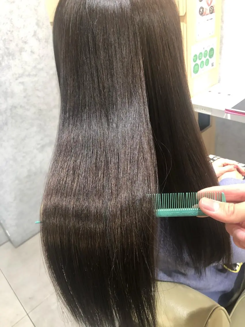 ロング ヘアカラー 縮毛矯正 トリートメント 【髪質改善特化･ 福田航洋】のヘアスタイル