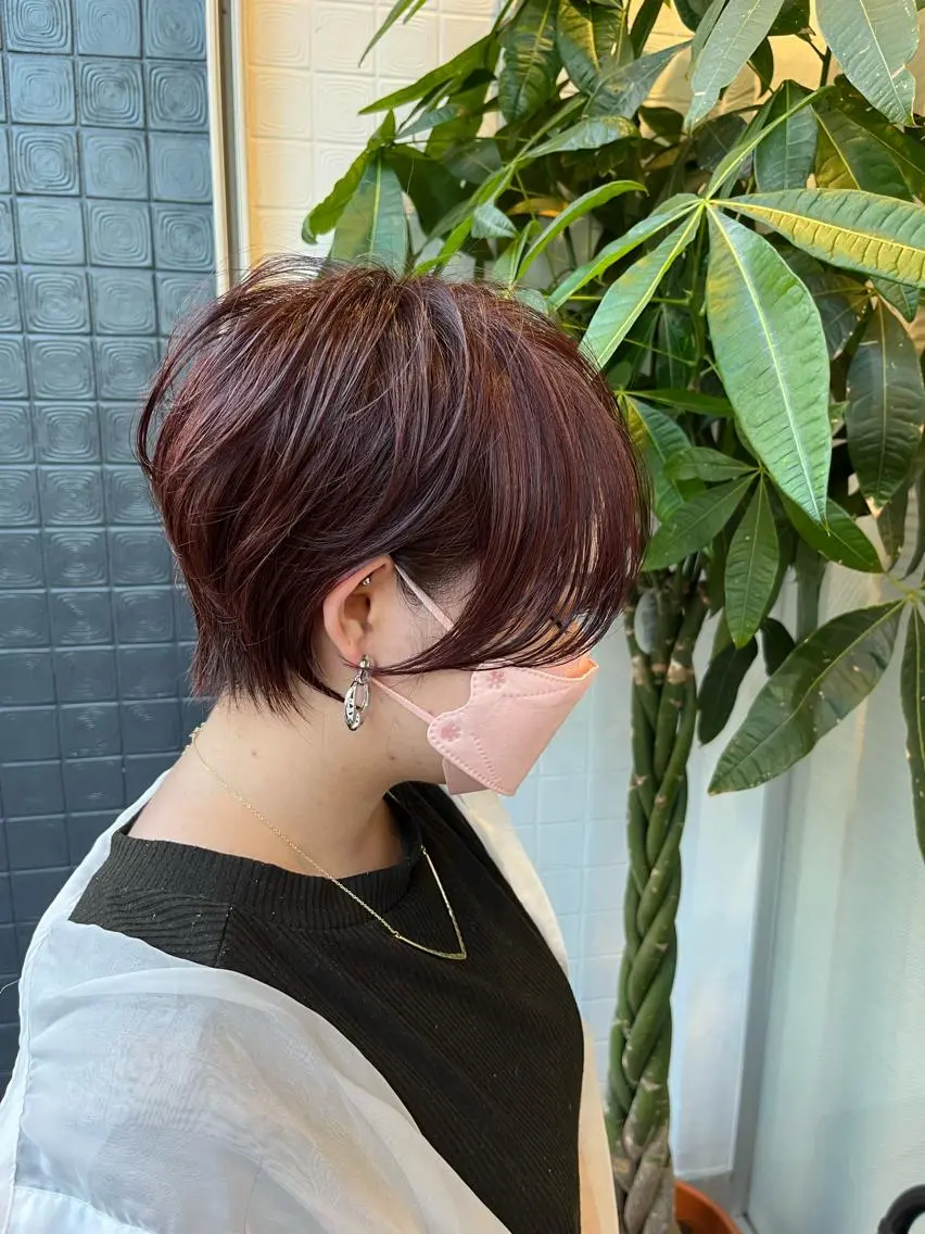 ショート ショートボブ ボブ ショートヘア ショート特化✂︎門脇 ~広がらない髪へ~のヘアスタイル