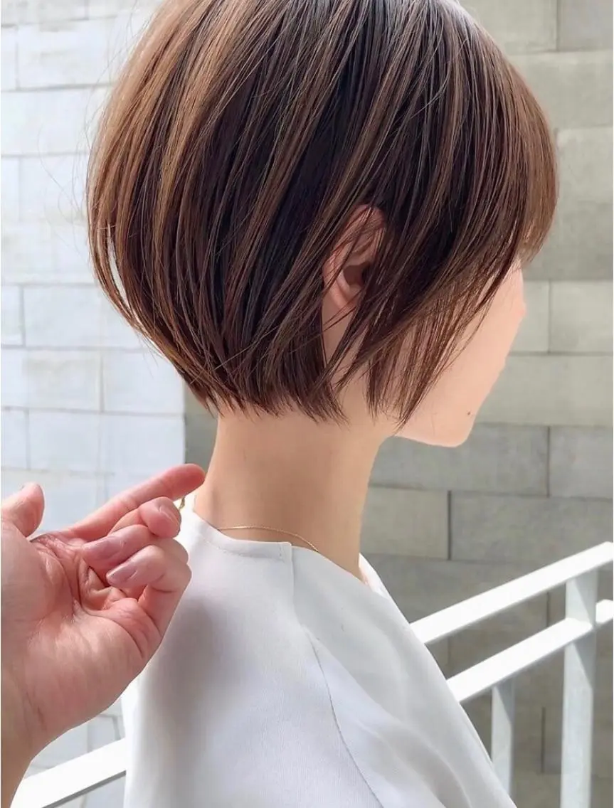ショート 福本 可奈子のヘアスタイル