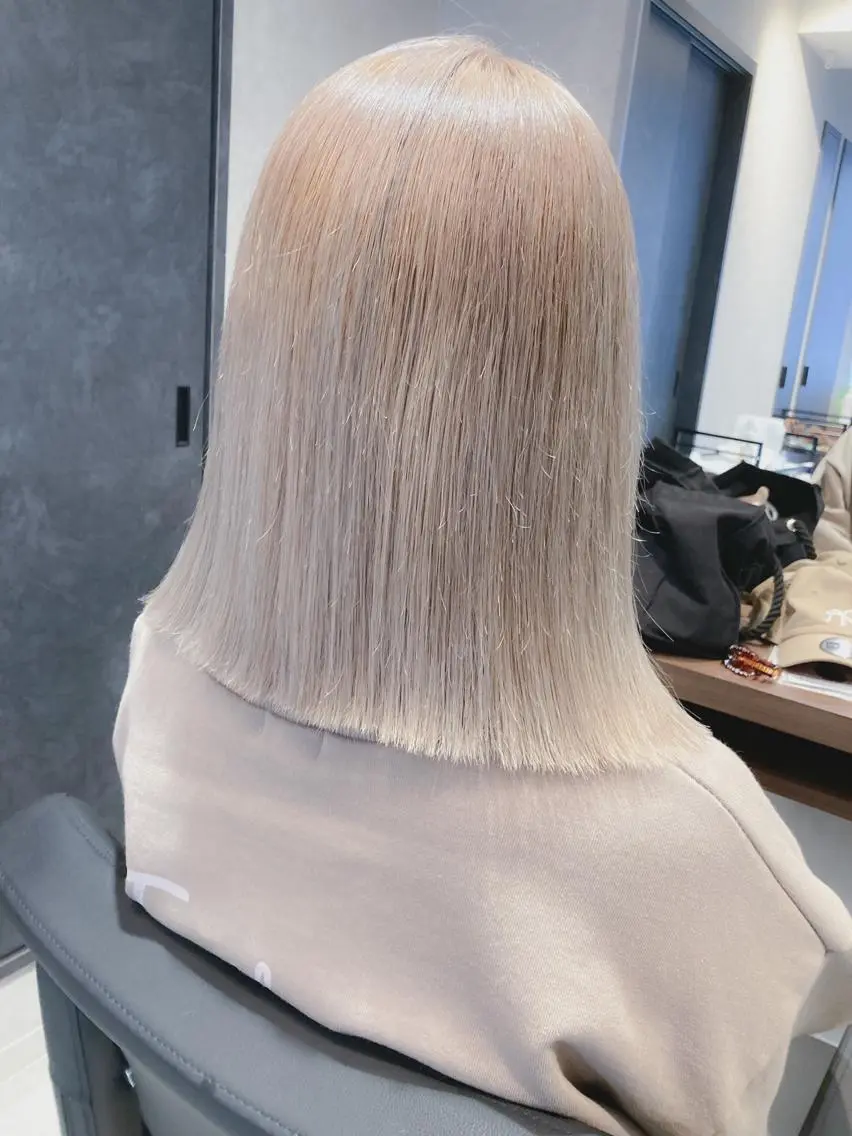 ミディアム カット トリートメント 宮下 弦也のヘアスタイル